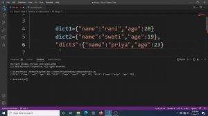 Nested dictionary in python|| Coding With Sarika ||