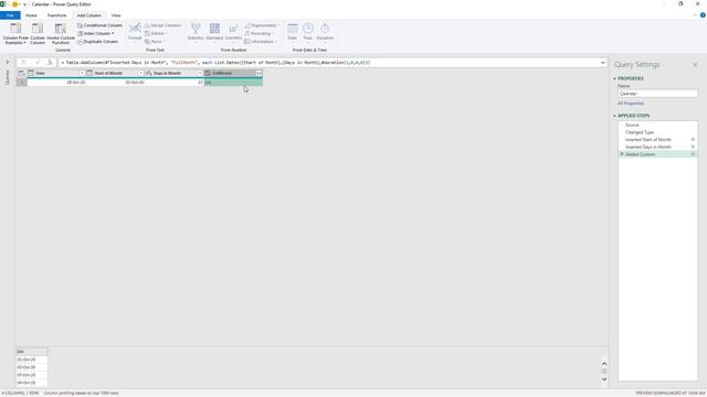 Dynamic Month Calendar for Any Date - Excel Power Query смотреть онлайн