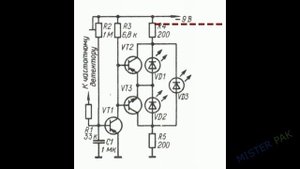 Схема индикатора точной настройки. Схема самая крутая !