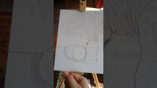 Натюрморт с цветами часть 3. Экиз готов. смотреть онлайн