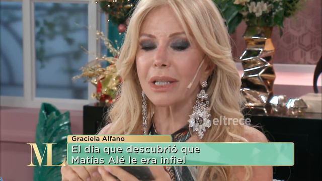 Graciela Alfano narró el momento que descubrió que Matías Alé le era infiel смотреть онлайн