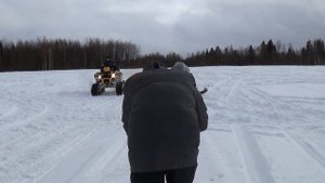 Как мы снимали обзор на квадроцикл на гусеницах