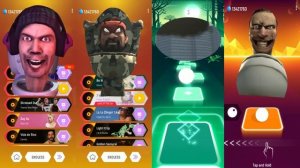 Dj Toilet?Rambo Toilet ? Camera Man ? Skibidi Toilet | Tiles Hop:EDM Rush