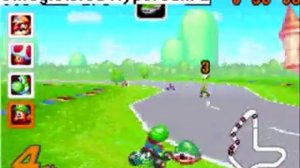 Game Walkthrough-Mario Kart Super Circuit GBA-Mushroom Cup-Peach Circuit