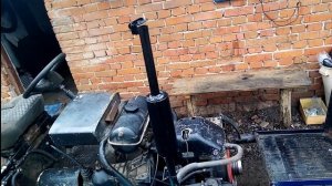 Самодельная выхлопная труба на двигатель (ЗиД-4.5/УМЗ-5Б)