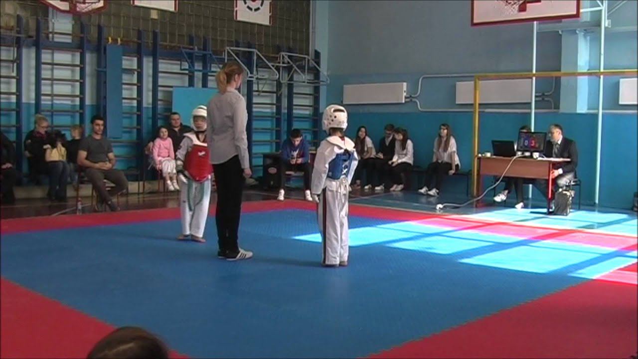 Taekwondo WTF. V Открытое Первенство района Кузьминки. 29.03.2015. Латышев-Рыбаков.