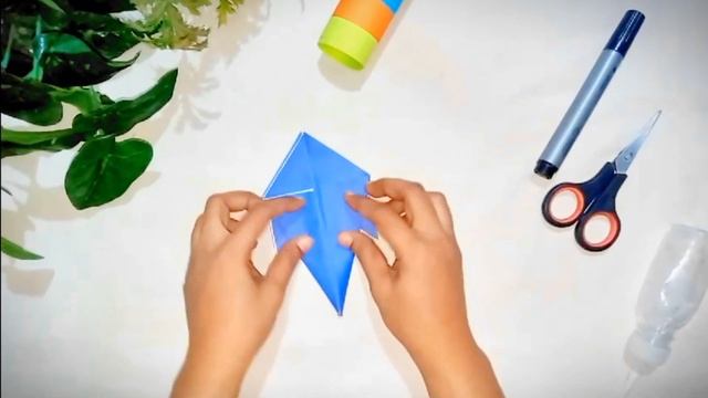 DIY Craft Paper Fish || How To make Easy Origami Paper Fish Blue Colour ? || Origami Fish смотреть онлайн