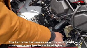 Installation of  LED Headlight Assembly For Honda Gold Wing GL1800 2001-2018 Accessories
