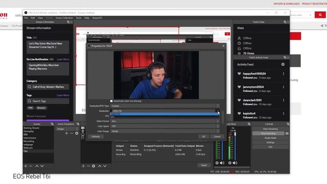 Best Way To Use Your CANON Camera As A Webcam (For Free!!) смотреть онлайн