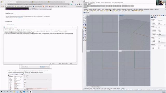 How to use Visual Studio code to write code for rhino, Complete guide