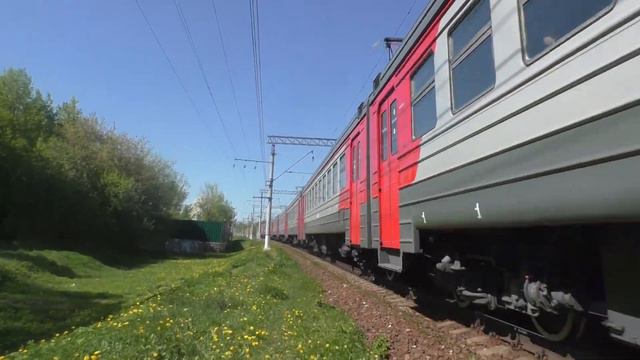 Электропоезд ЭД4М-0035 сообщением Москва - Домодедово смотреть онлайн
