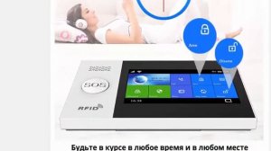 PGST PG 107 Tuya Беспроводной дома WI FI GSM сигнализация