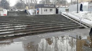 Каскадный городской "водопад")