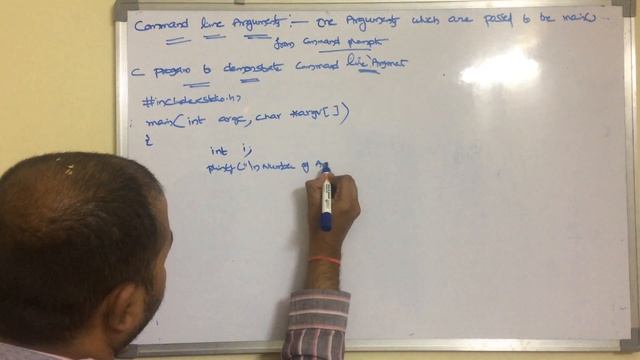 Command line arguments in c