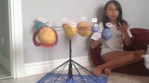 Школьный проект "Макет солнечной системы" своими руками.
