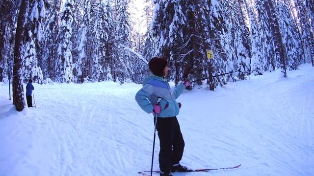 Лыжная трасса "Прибой" в Зеленогорске. Варианты кругов; как добраться до озера; где опасные спуски