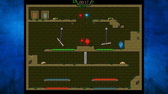 Fireboy And Watergirl: The Forest Temple  - Walkthrough Level 2
