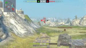 45TP Habicha зачем мне союзники? Накидал больше чем вся команда и взял мастера #wot#tanks#blitz#wg