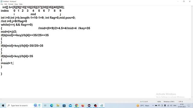 Binary Search in Java | Java Programming | Binary Search Algorithm.