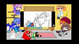 Undertale реакция на Андертейл за 8 минут!!!! Не судите строго) Gacha Club.