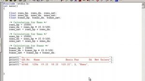 #12 Console Output Continued (printf) Sample Table Output program || C language In Tamil