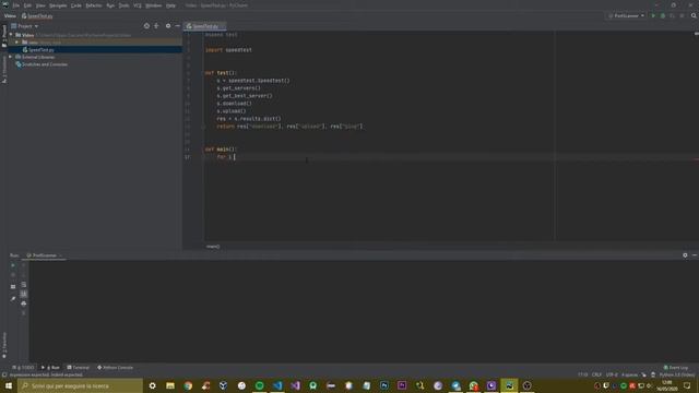 Speed Test for your Network - Python PyCharm - Tutorial #8 смотреть онлайн