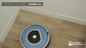 Робот-пылесос iRobot Roomba 790 Тест чистки углов