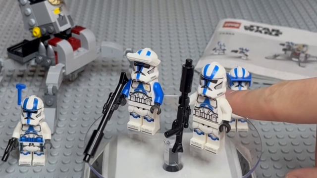 Обзор на набор LEGO STAR WARS 75345 Боевой набор клонов 501-го легиона смотреть онлайн