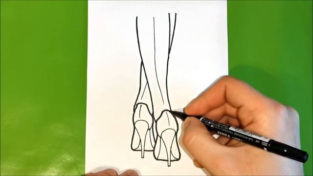 Как нарисовать ТУФЛИ? смотреть онлайн