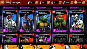 Черепашки ниндзя Легенды #109 Лига мастеров  Турнира  + Сюжет Мульт игра TMNT Legends