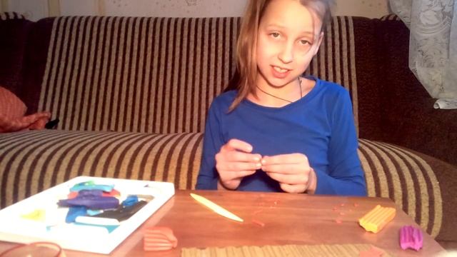 Делаем из пластилина бублики смотреть онлайн