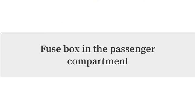 Renault Master III (2010-2018) fuse box diagrams