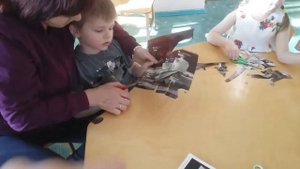 Учимся резать ножницами, 2019г, вторая младшая - средняя группа