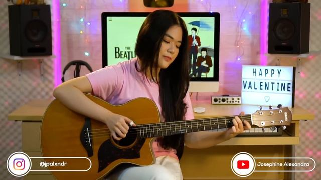 (The Beatles) I Want To Hold Your Hand - Fingerstyle Guitar Cover | Josephine Alexandra смотреть онлайн