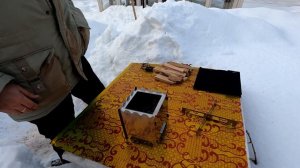 Печь щепочница "Выживайка" (пиролиз) - обзор и тест