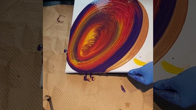 #32 Акриловая заливка от А до Я Эффект рассыпанного бисера. смотреть онлайн