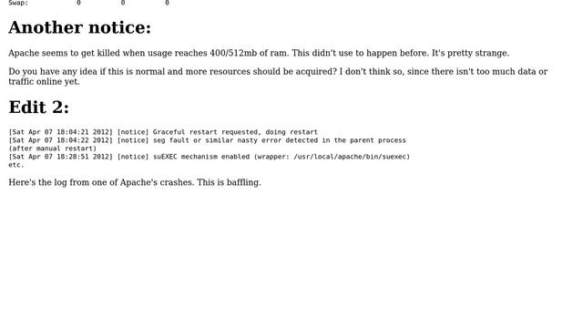 DevOps & SysAdmins: Unusually high memory usage on a CentOS VPS with 512 guaranteed RAM смотреть онлайн
