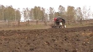 культивация огорода в деревне 9.05.2013г.