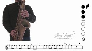 Learn How to Play "Jingle Bells" ( Tenor Saxophone - Tutorial )