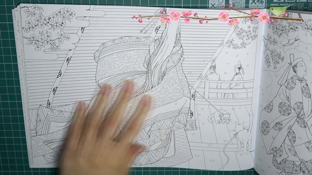 Раскраска ОЧАРОВАНИЕ ДРЕВНЕЙ ЯПОНИИ /Обзор смотреть онлайн