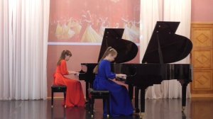 Валерия Вепрева, Полина Прокопец. А. Хачатурян "Вальс" к драме М.Лермонтова "Маскарад"