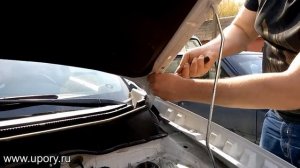 Установка амортизаторов (упоров) капота для Mitsubishi ASX от upory.ru