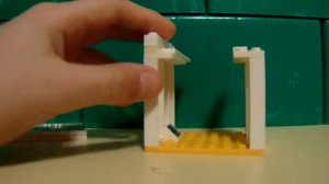 Делаем ловушку с выливающейся лавой на лего минифигурку.