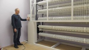 Патерностер  с электроприводом на базе стеллажа