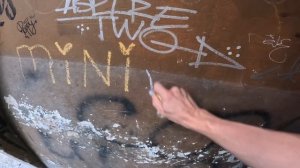 Graffiti test with Wekman Markal industrial solid marker