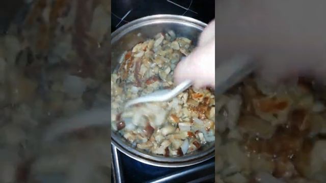 ЖАРЕНАЯ КАРТОШКА С БЕЛЫМИ ГРИБАМИ /РЕЦЕПТ