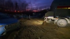 Заправка газгольдера одновременно с продувкой