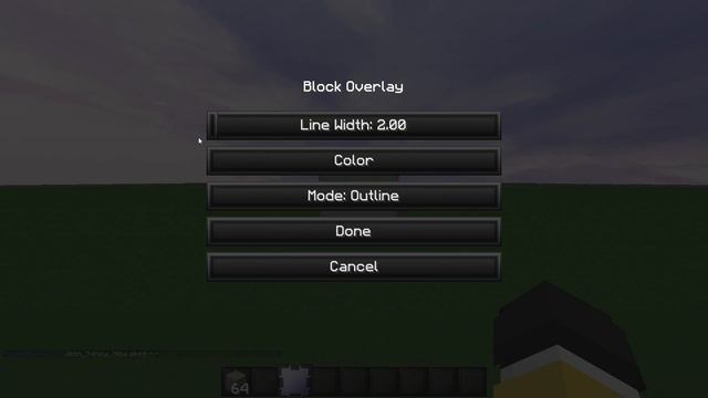 Minecraft Block Outline смотреть онлайн