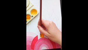 Рисуем часовню гуашью. Поэтапный видеоурок. Открытка к пасхе. Колористика. Цветовой круг.