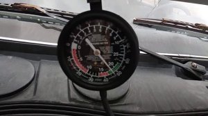 Оценка состояния двигателя вакуумметром